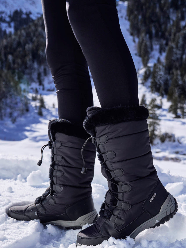 Realistic Snow Boot Mountain Warehouse Snowflake Extreme Womens Adaptive Long Snow Boots – EMS