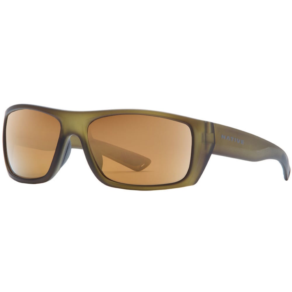 Native Eyewear Distiller Sunglasses, Matte Moss/bronze Reflex - Brown