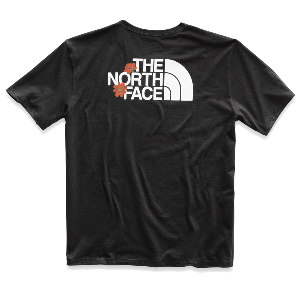 The North Face Womens Boxy Floral Short Sleeve Tee Black Size M