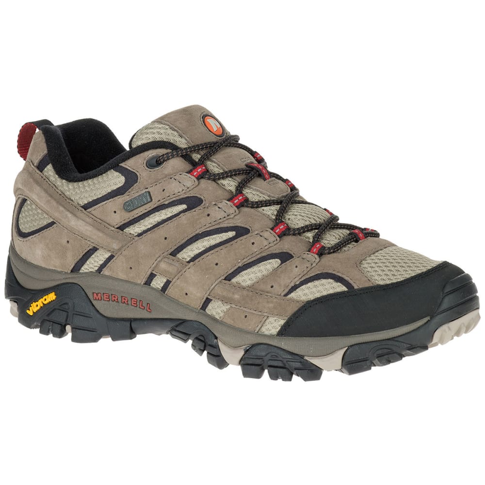 Merrell Men&#039;s Moab 2 Waterproof Low Hiking Shoes, Bark Brown - Size 15