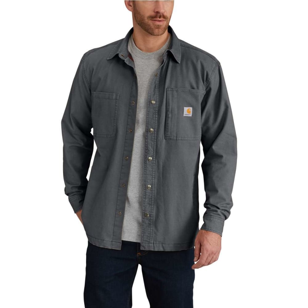 Carhartt Men&#039;s Rugged Flex Rigby Fleece-Lined Shirt Jacket