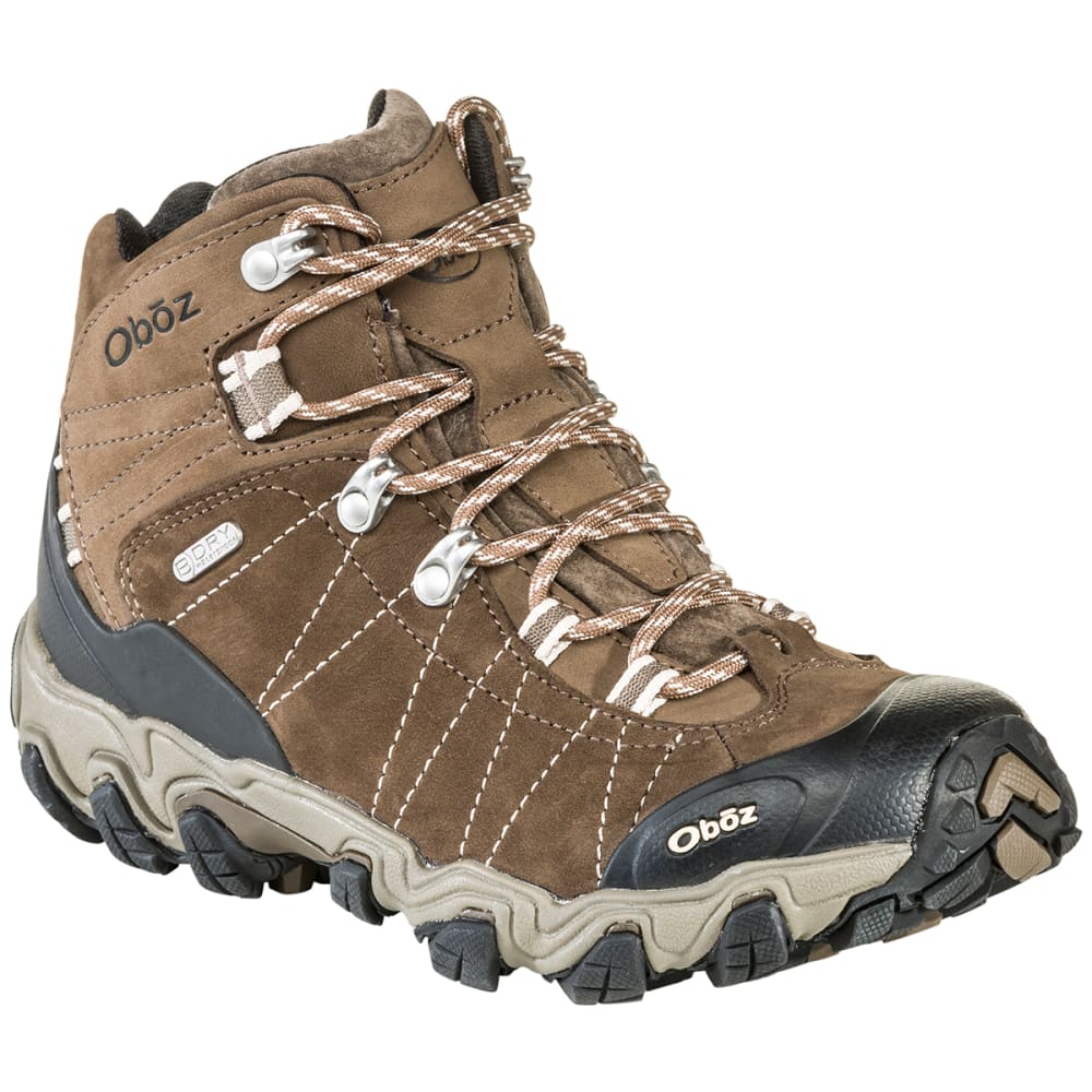 Oboz Womens Bridger Bdry Hiking Boots Walnut Brown Size 6