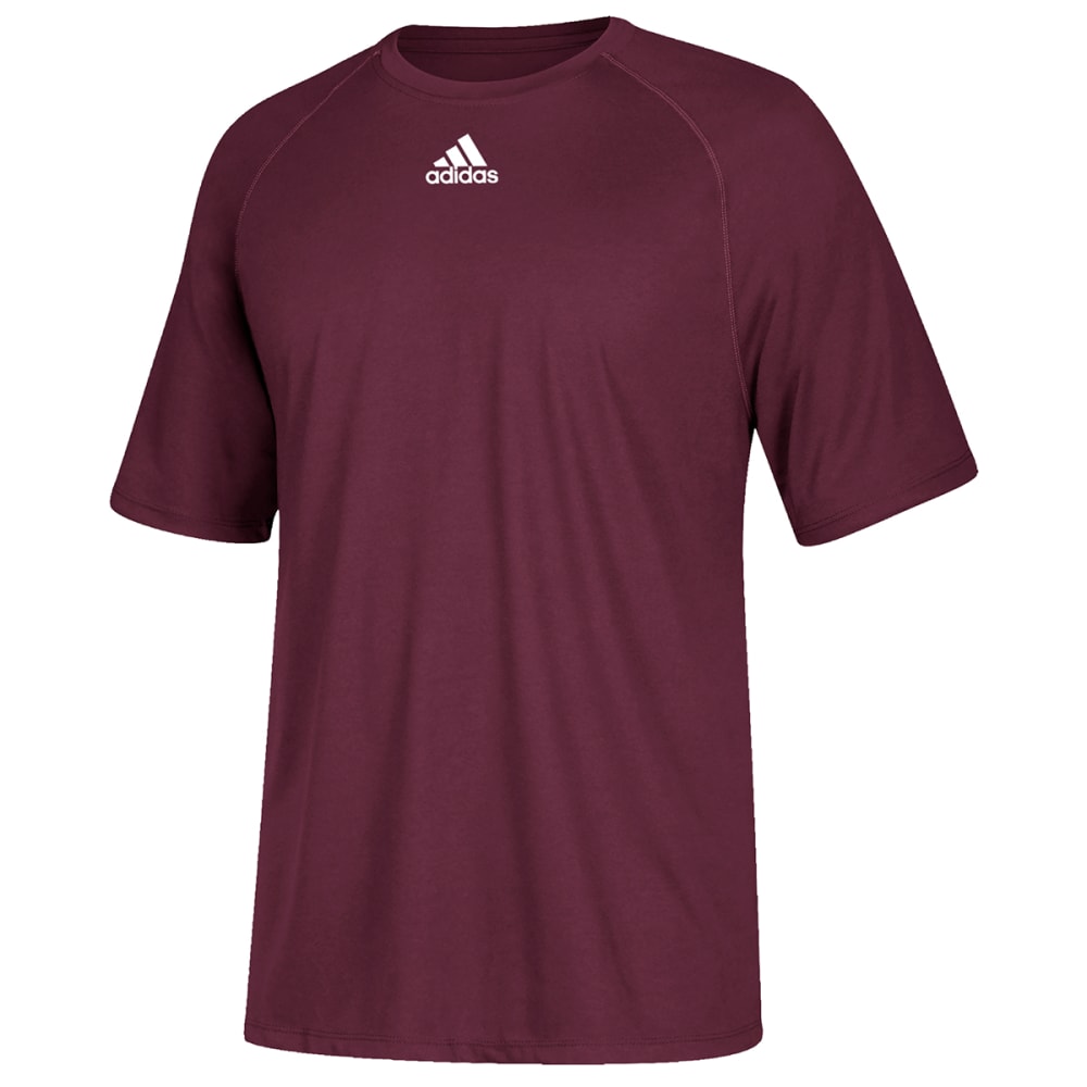 Adidas Mens Climalite Short Sleeve Tee Red