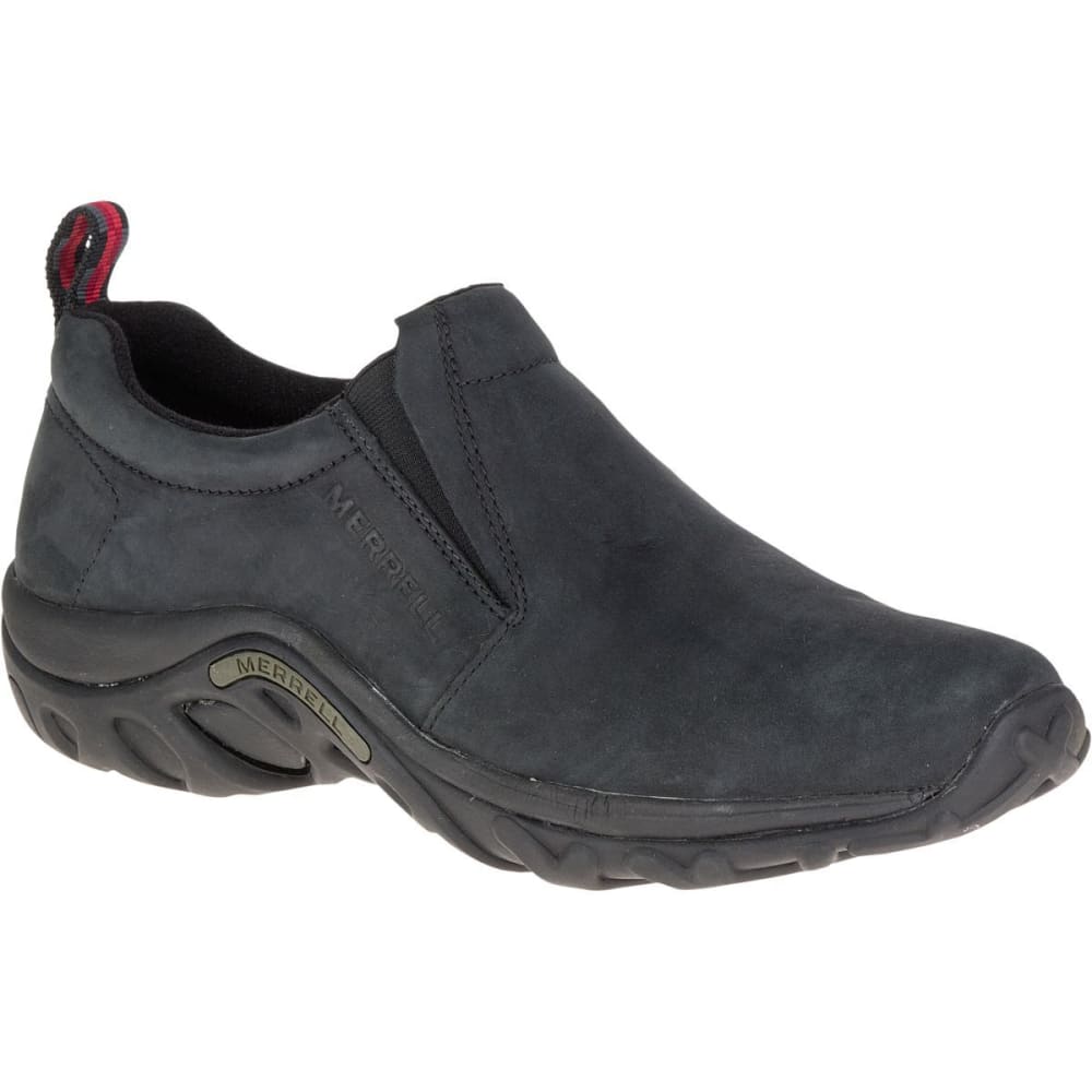 Merrell Men&#039;s Jungle Moc Nubuck Shoes, Black - Size 10.5