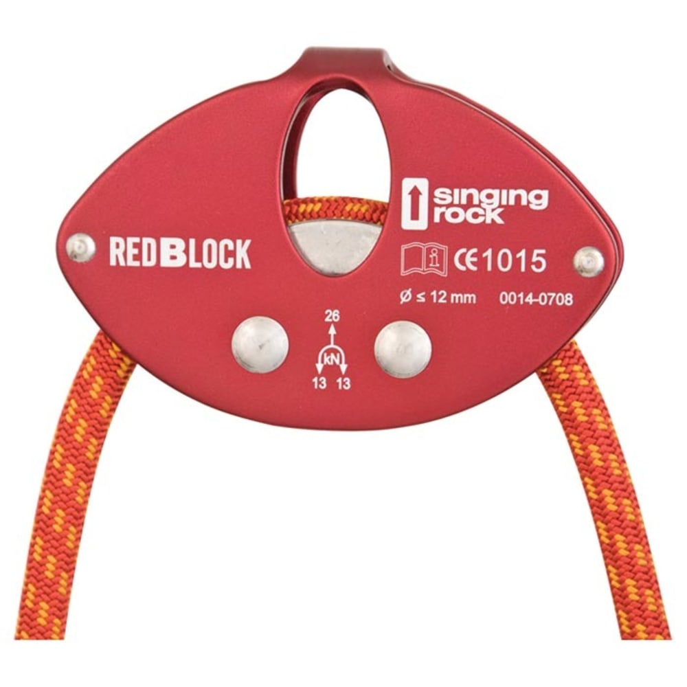 Singing Rock Red Block Reduction Device, Red