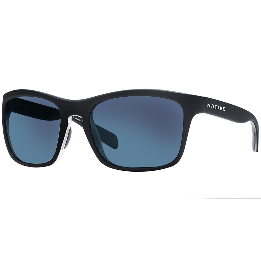 Native Eyewear Penrose Asphalt With Blue Reflex Lens Sunglasses - Black