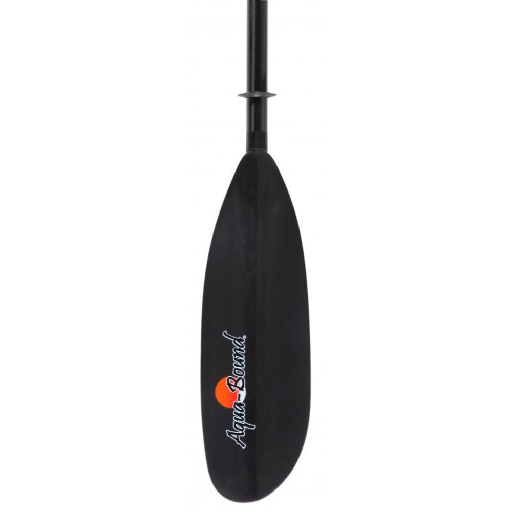 Aqua-bound Eagle Ray Carbon Kayak Paddle, 2-piece, Snap-button - Black