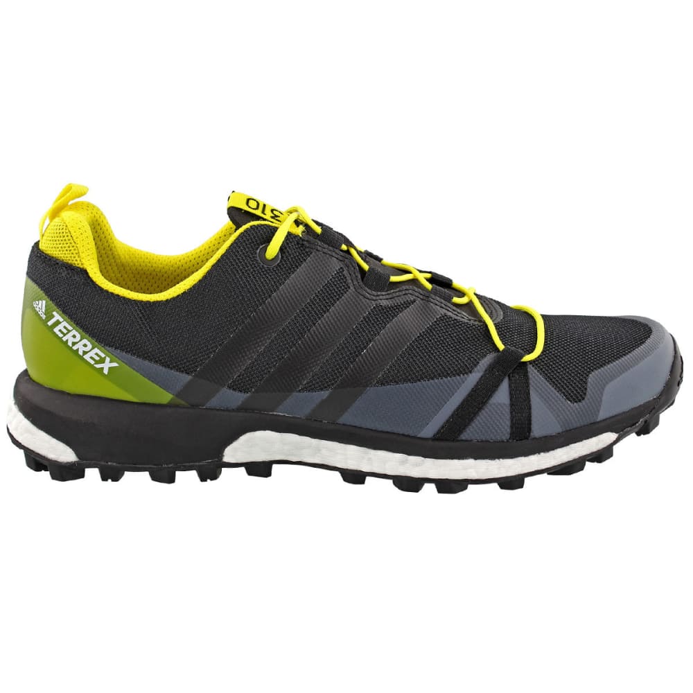 Adidas Mens Terrex Agravic Trail Running Shoes Blackyellow Black Size 8