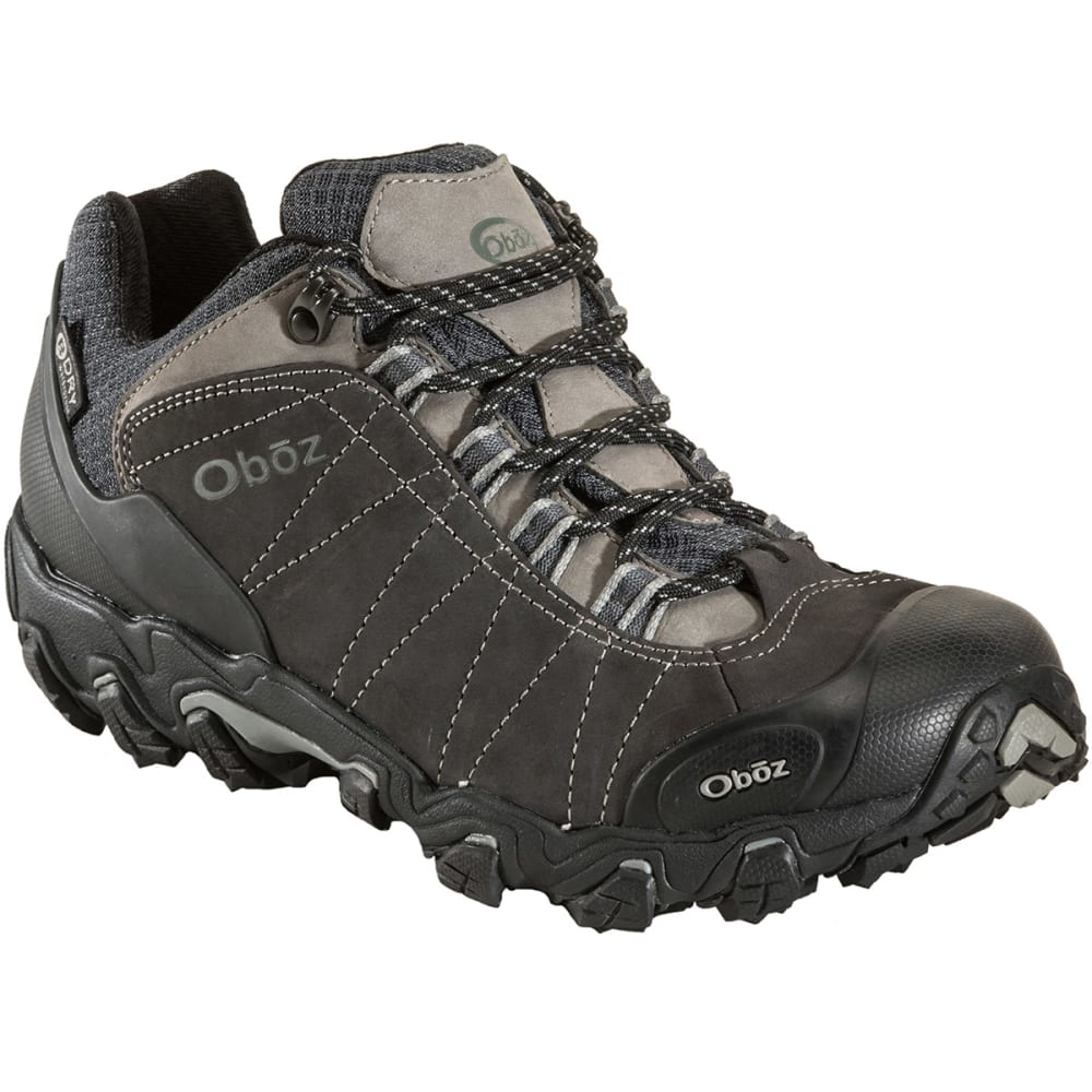 Oboz Men&#039;s Bridger Low Bdry Hiking Shoes, Dark Shadow - Size 8.5