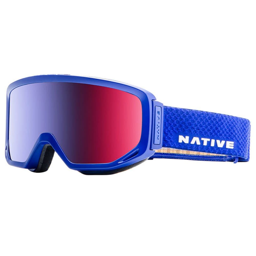 Native Eyewear Coldfront Goggles, Admiral - Snowtuned Rose Blue - Blue