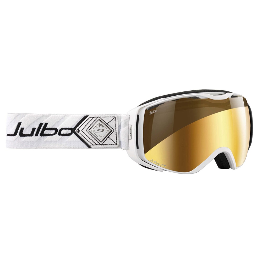 Julbo Universe Snow Goggles With Zebra Lens, White/black - White