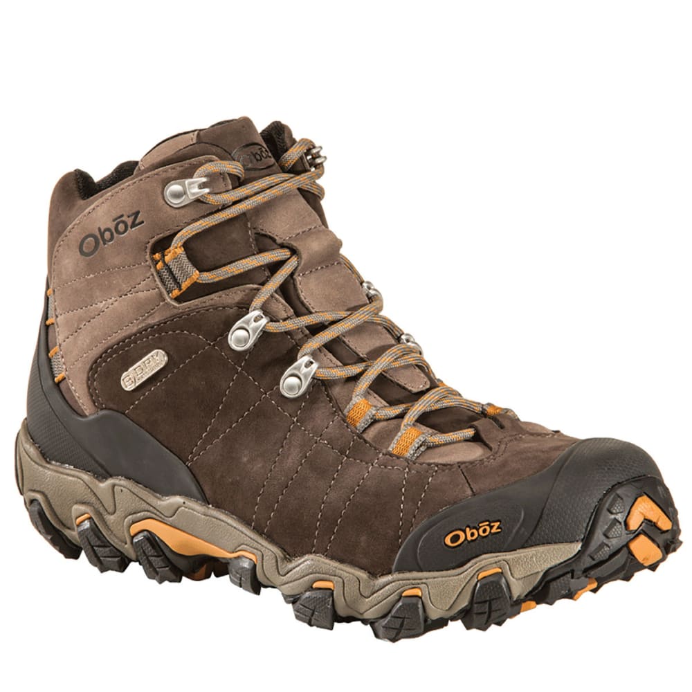 Oboz Mens Bridger Bdry Hiking Boots Wide Brown Size 85