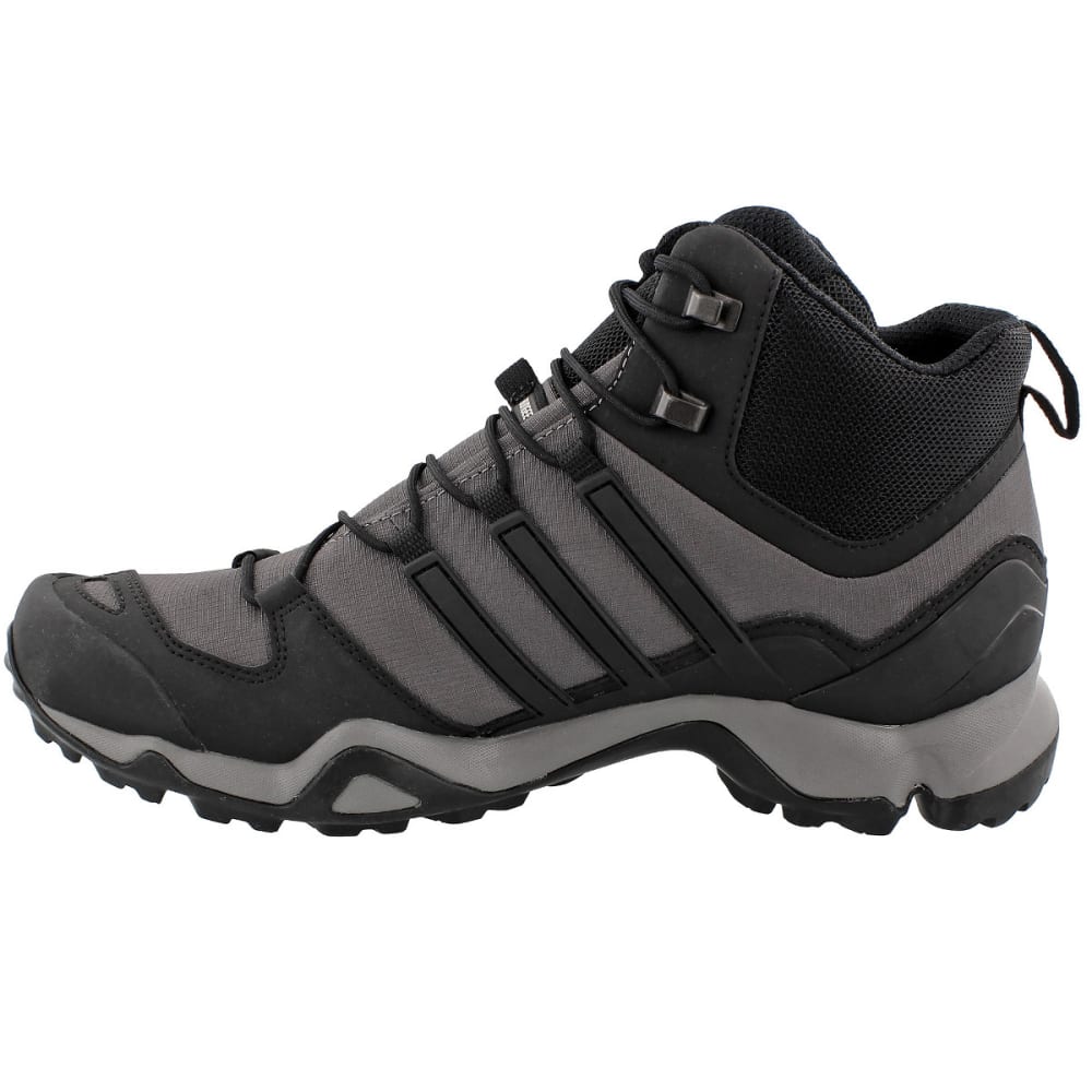 Adidas Men's Terrex Swift R Mid Hiking Boots, Granite/black/ch Solid Grey - Black