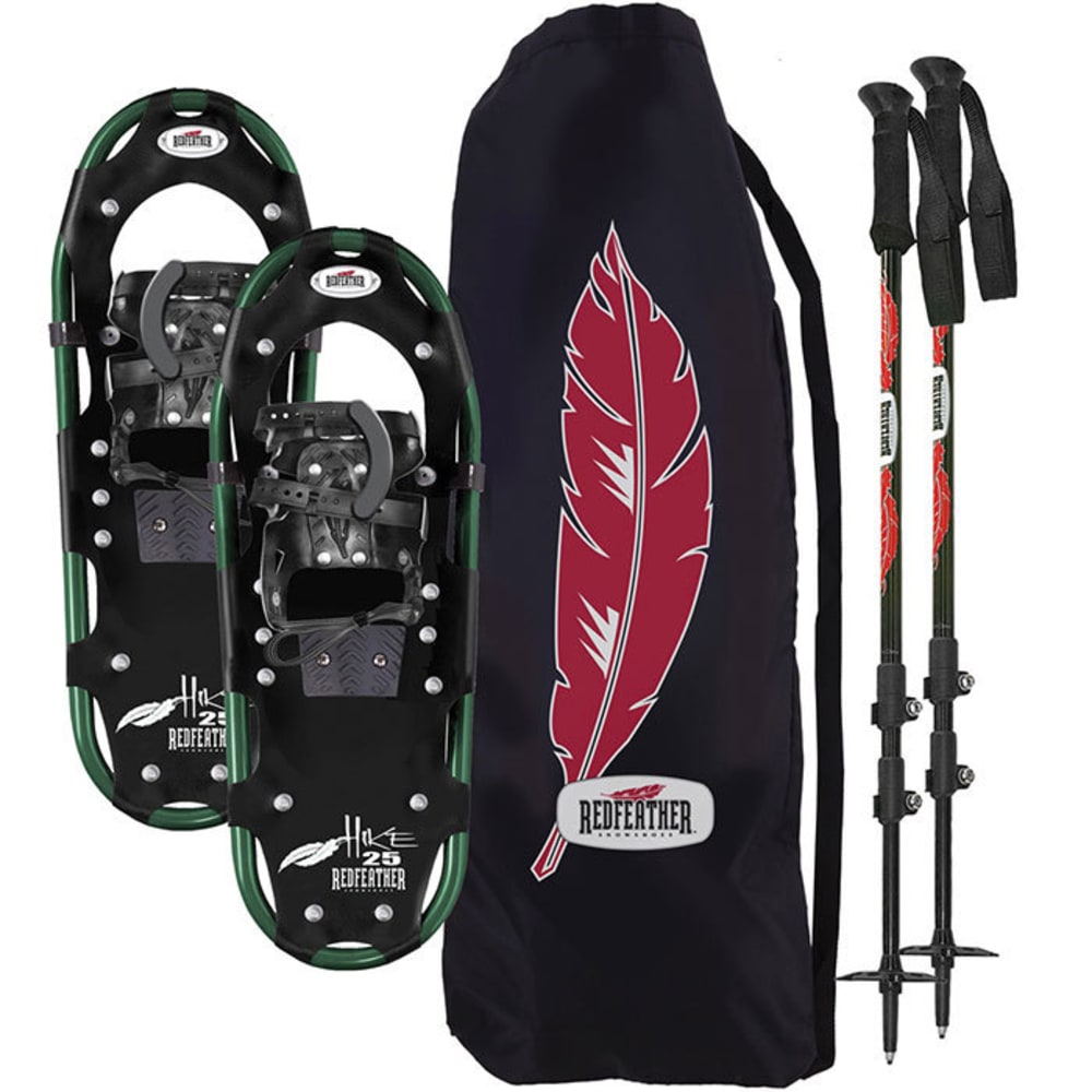Redfeather Hike Series 8 X 25 Snowshoes Kit - Black