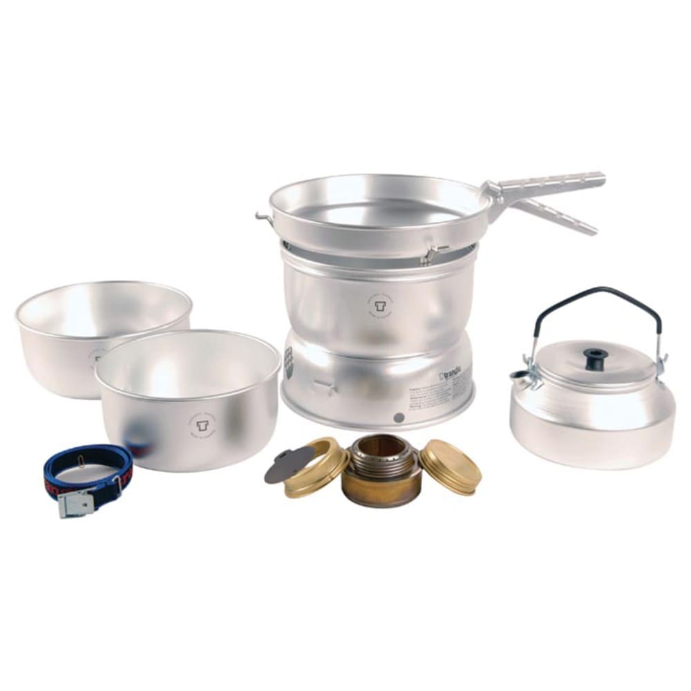 Trangia 25-2 Ultralight Alcohol Stove Kit With Kettle And Windshields
