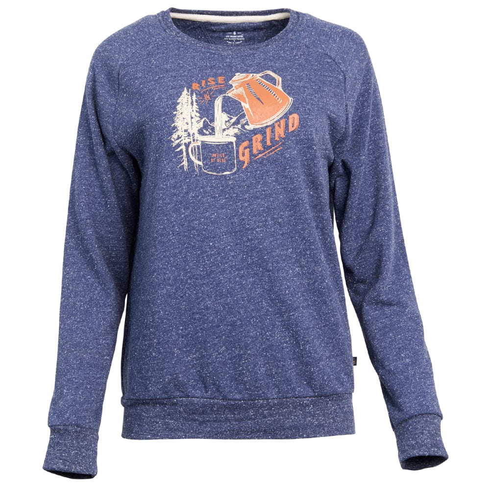 United By Blue Women&#039;s Rise &amp; Grind Crew Long-Sleeve Pullover - Size S