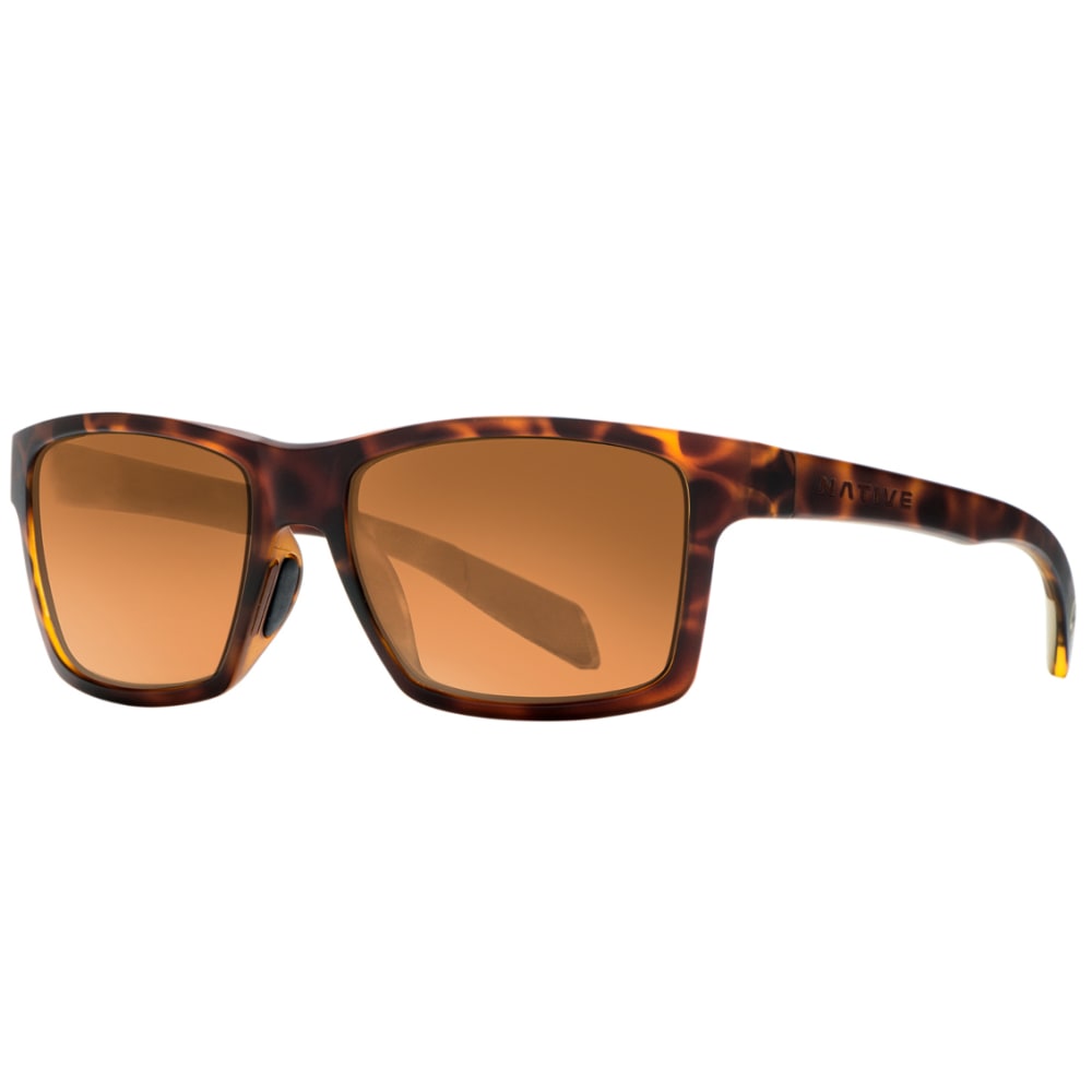 Native Eyewear Flatirons Sunglasses, Desert Tortoise, Bronze Lens - Brown