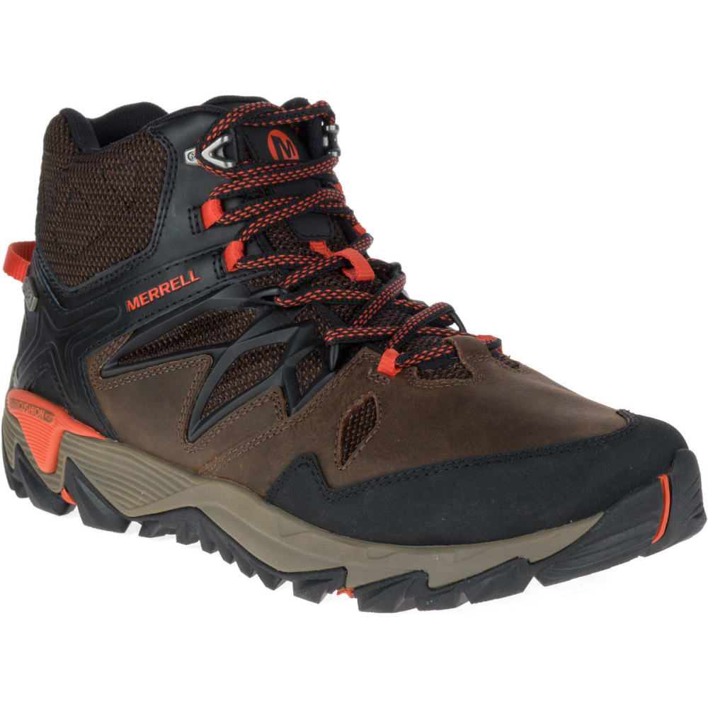 Merrell Men's All Out Blaze 2 Mid Waterproof Hiking Boots, Clay - Brown
