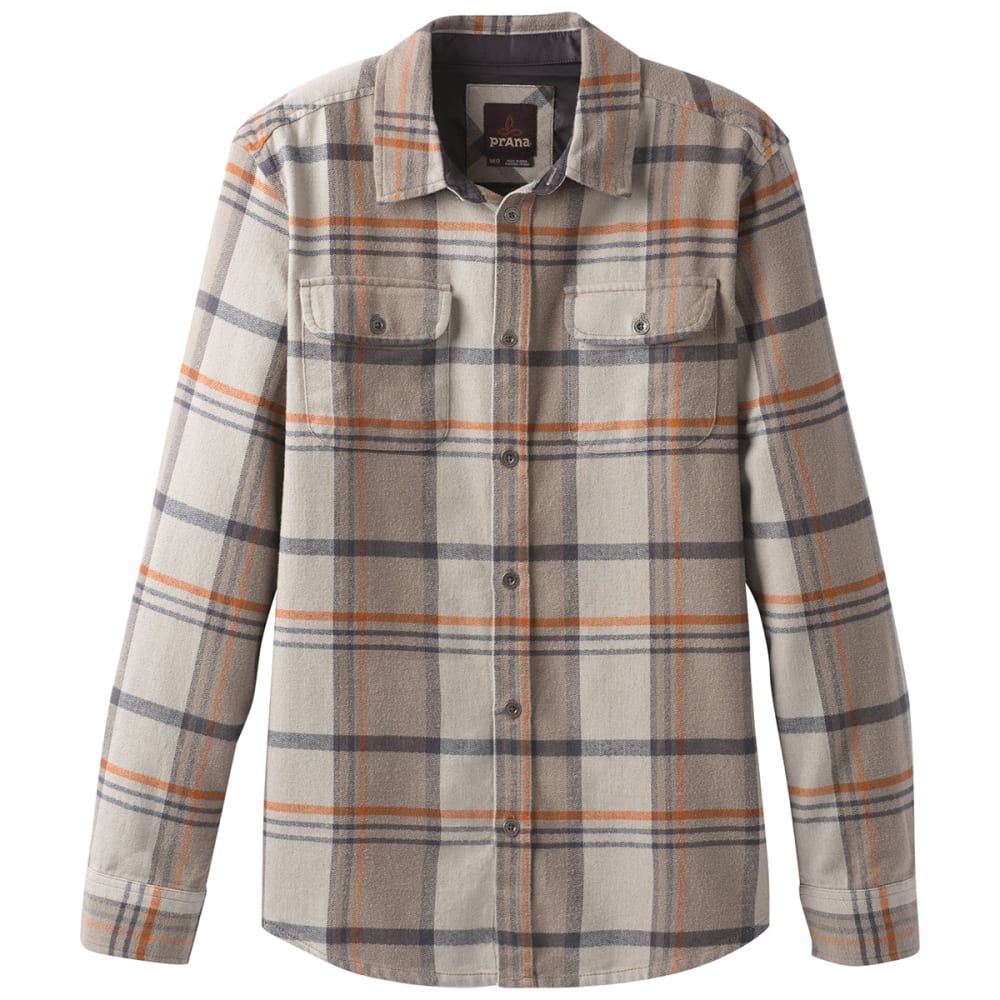Prana Men&#039;s Lybeck Flannel Long-Sleeve Shirt - Size M