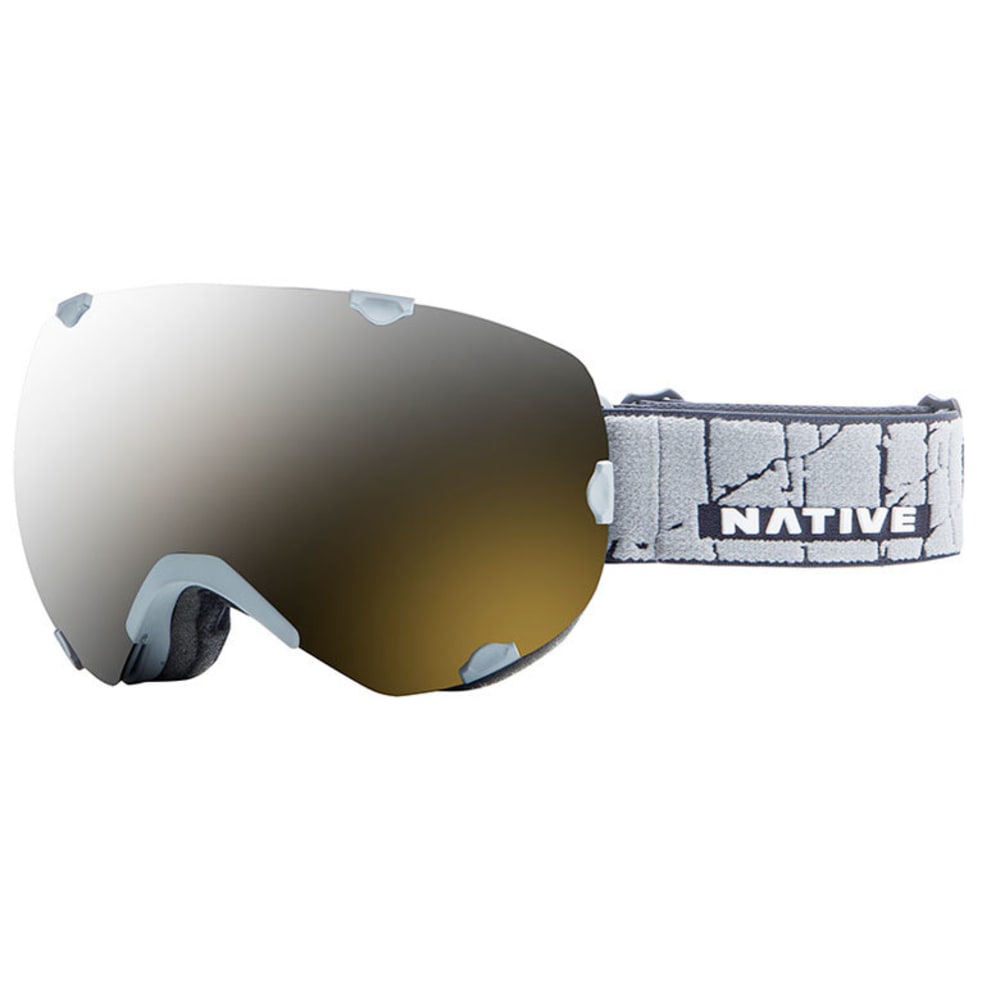 Native Eyewear Spindrift Goggles, Aspen Bark/snowtuned Silver