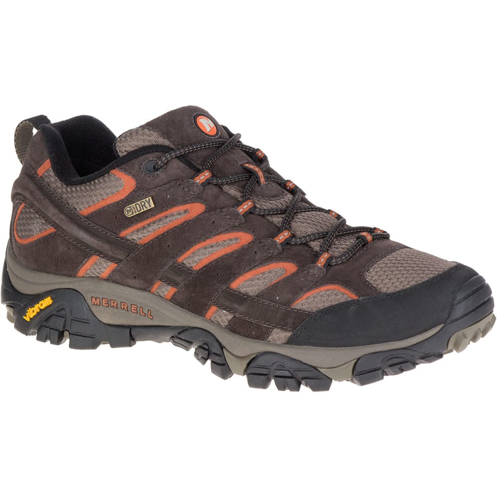 Merrell Men&#039;s Moab 2 Waterproof Hiking Shoes, Espresso - Size 11.5