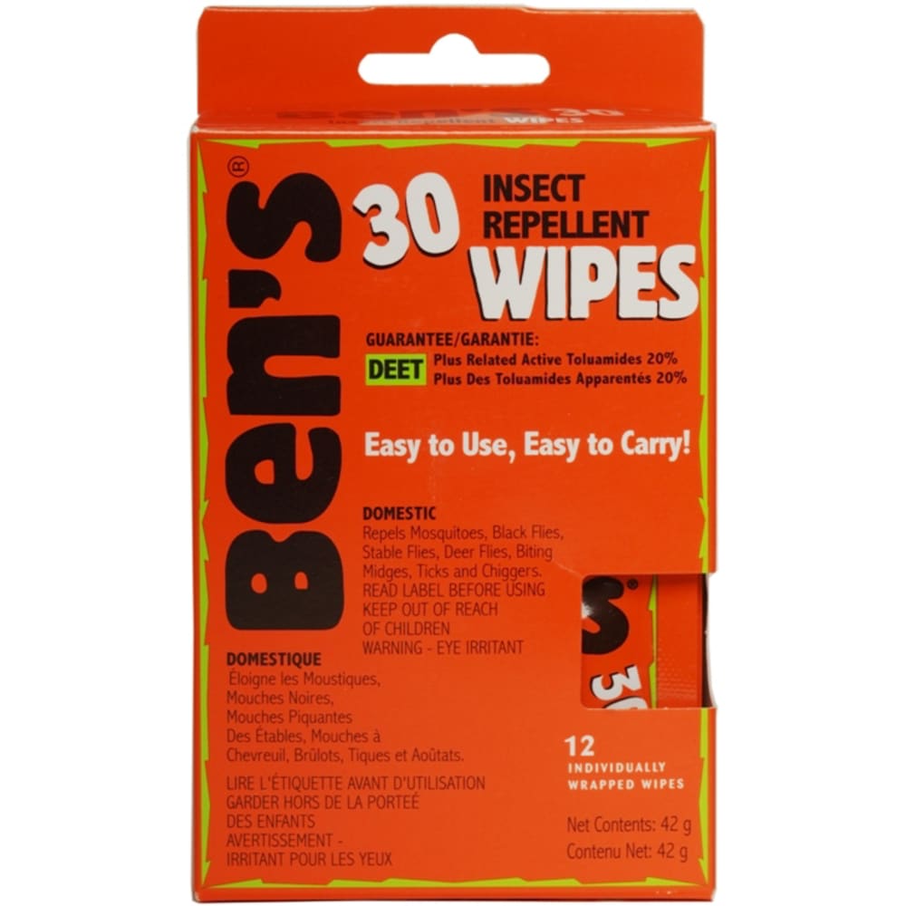 Amk Ben&#039;s 30 Insect Repellent Wipes