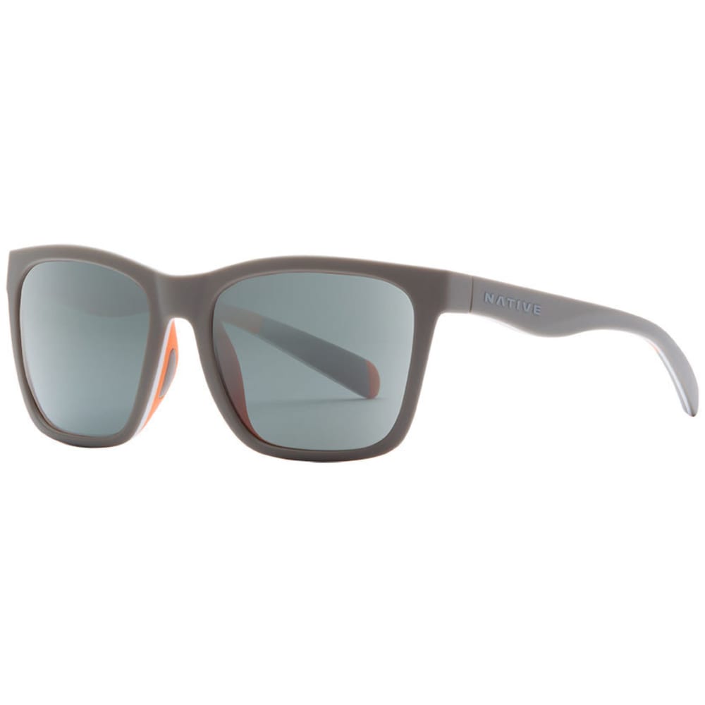 Native Eyewear Braiden Sunglasses Matte Gray/white/peach, Gray - Black