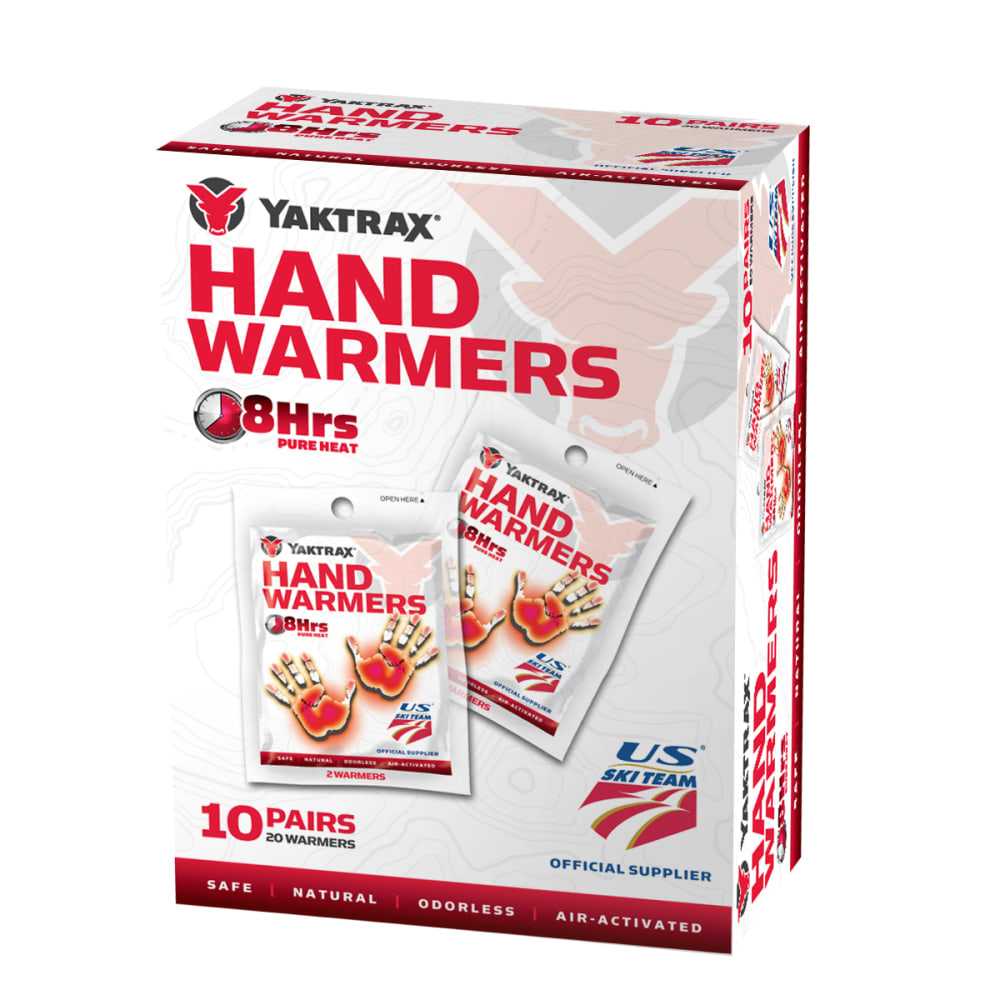 Yaktrax Hand Warmers, 10-Pack
