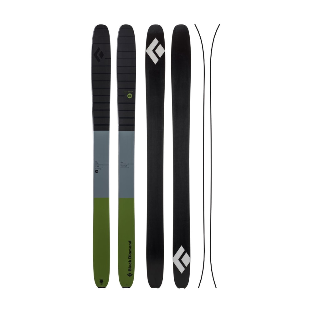 Black Diamond Boundary Pro 115 Ski, Cargo - Green