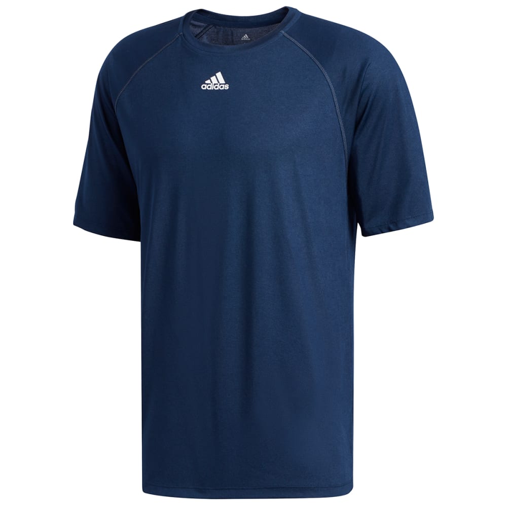 Adidas Mens Climalite Short Sleeve Tee Blue