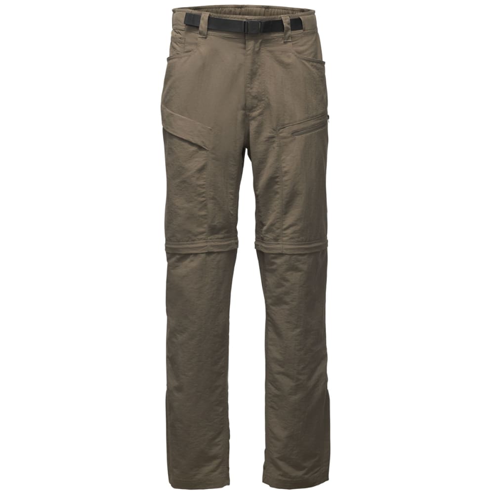 The North Face Mens Paramount Trail Convertible Pants Brown Size XLR Past Season