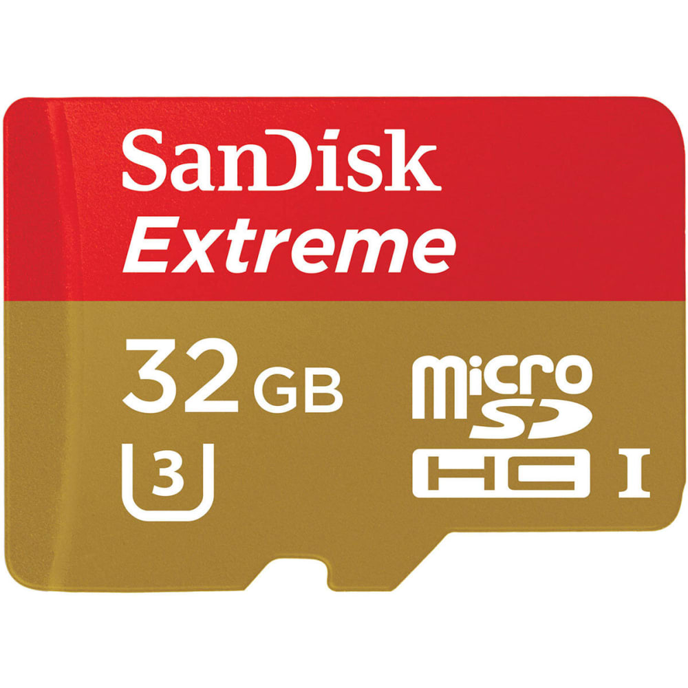 Sandisk Extreme Microsdhc Uhs-1 Memory Card, 32gb