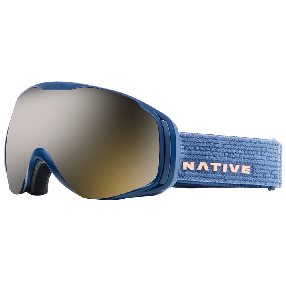 Native Eyewear Upslope Goggles, Slate/snowtuned Silver - Black