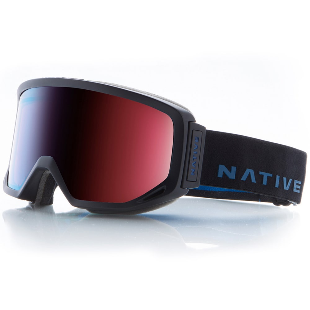 Native Eyewear Coldfront Goggles, Indigo, Blue Mirror Lens