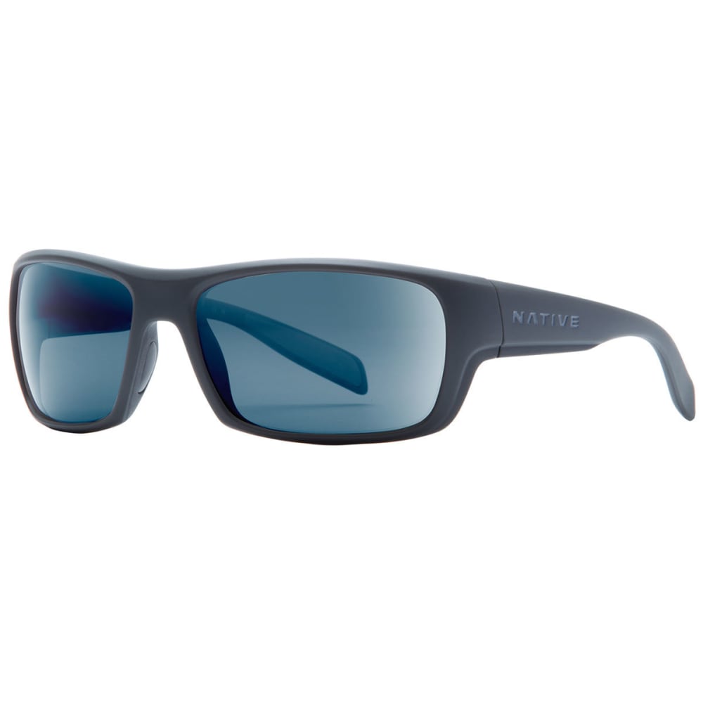 Native Eyewear Eddyline Sunglasses Granite/matte Black, Blue Reflex - Black