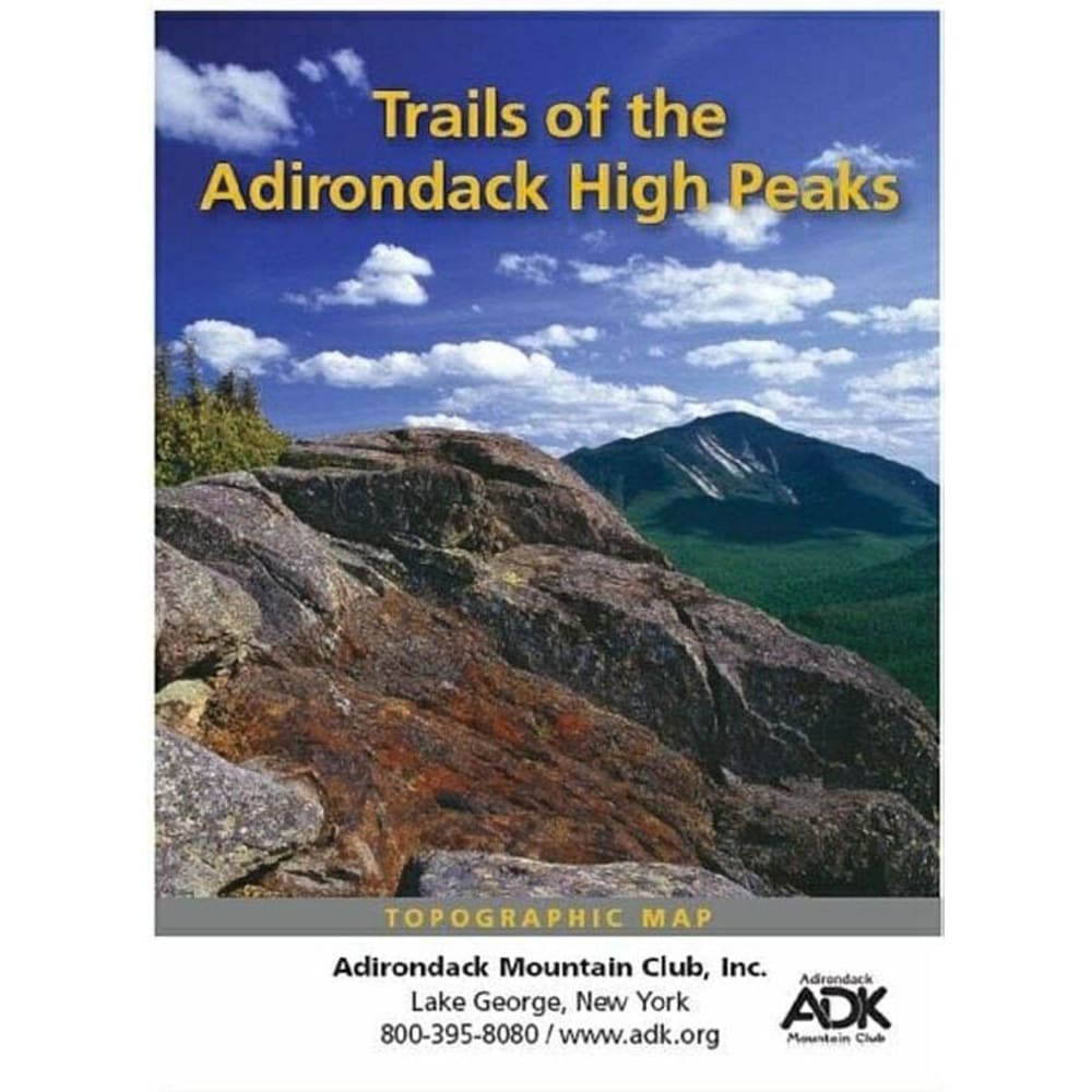 Adirondack Mountain Club High Peaks Map