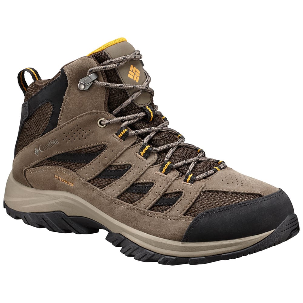 Columbia Men's Crestwood Mid Waterproof Hiking Boots, Wide - Brown