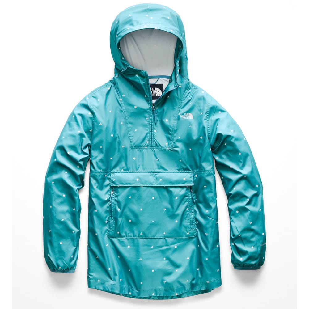 The North Face Womens Printed Fanorak Jacket Blue