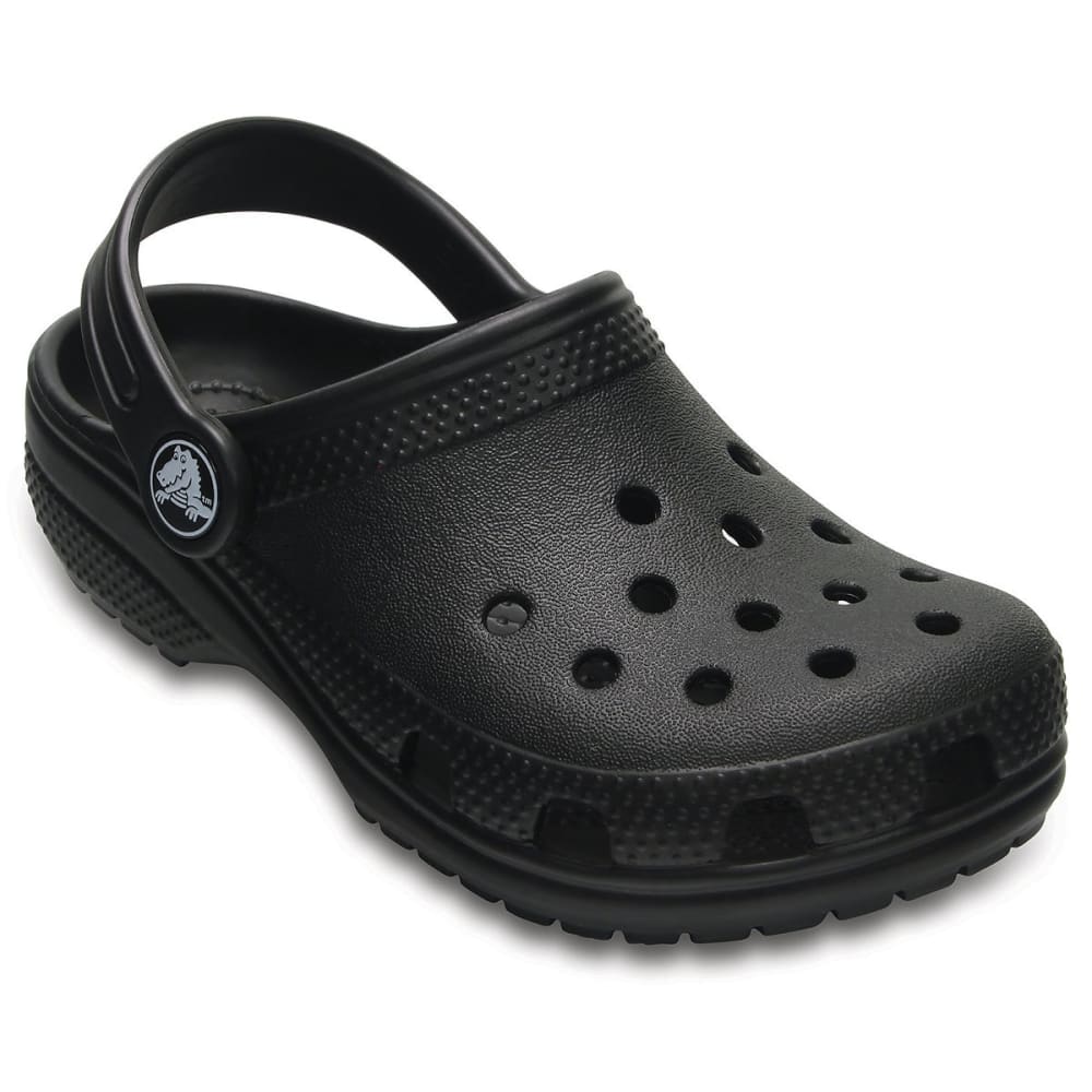 Crocs Kids' Classic Clogs, Black - Size 1