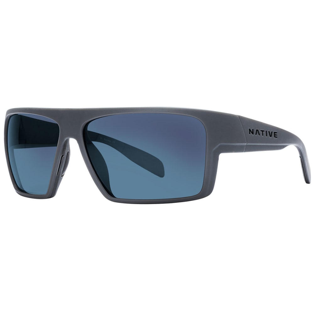 Native Eyewear Eldo Sunglasses Granite/matte Black/granite, Blue Reflex - Black