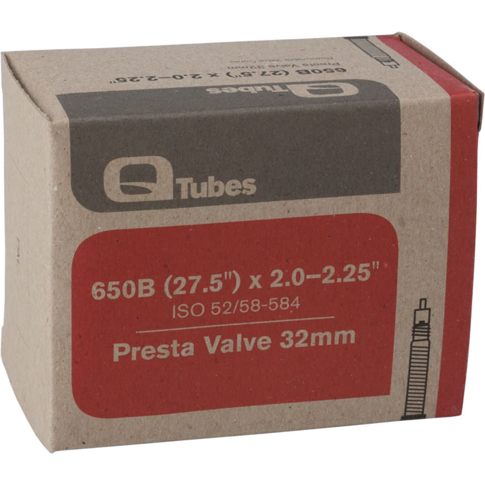 Q-Tubes 27.5 X 2.0-2.25 32Mm Presta Valve Tire Tube