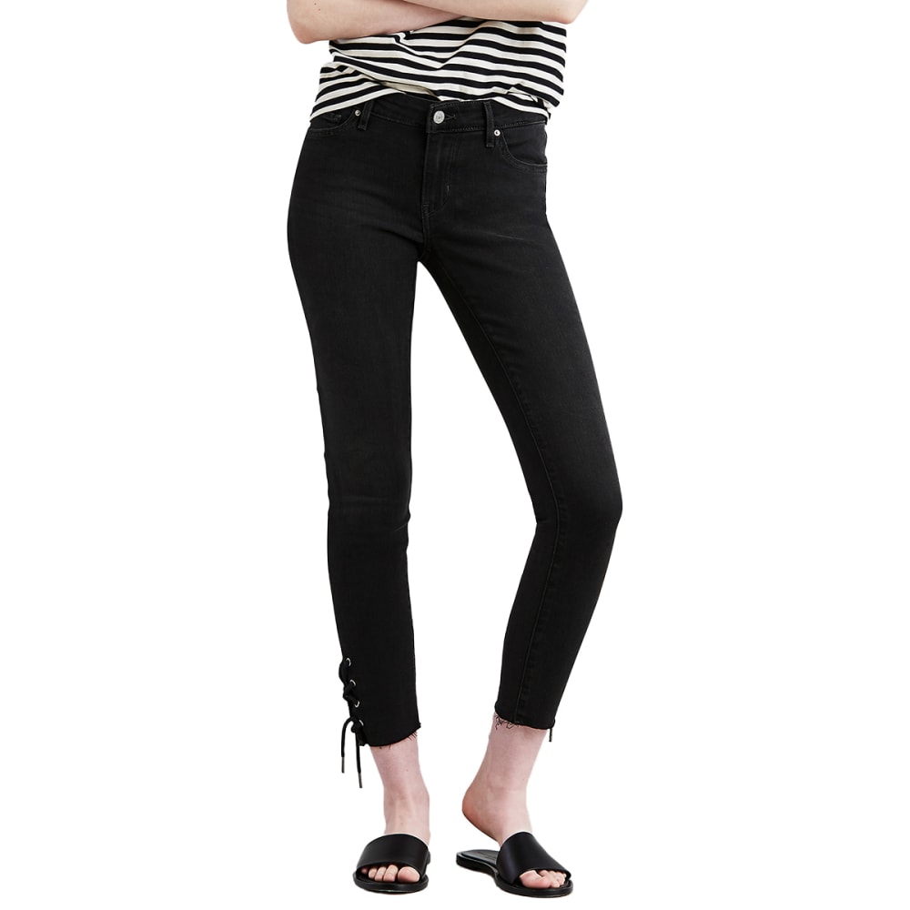 Levi&#039;s Women&#039;s 711 Lace-Up Skinny Jeans