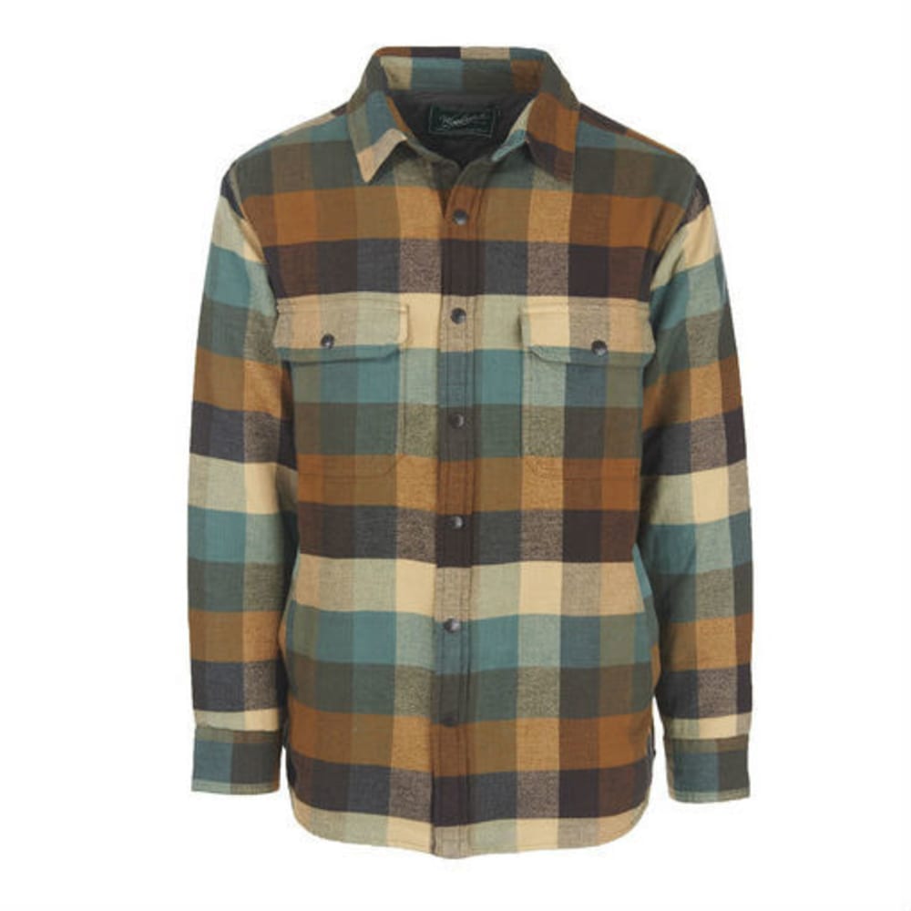WOOLRICH Men's Oxbow Bend Lined Flannel Shirt Jac