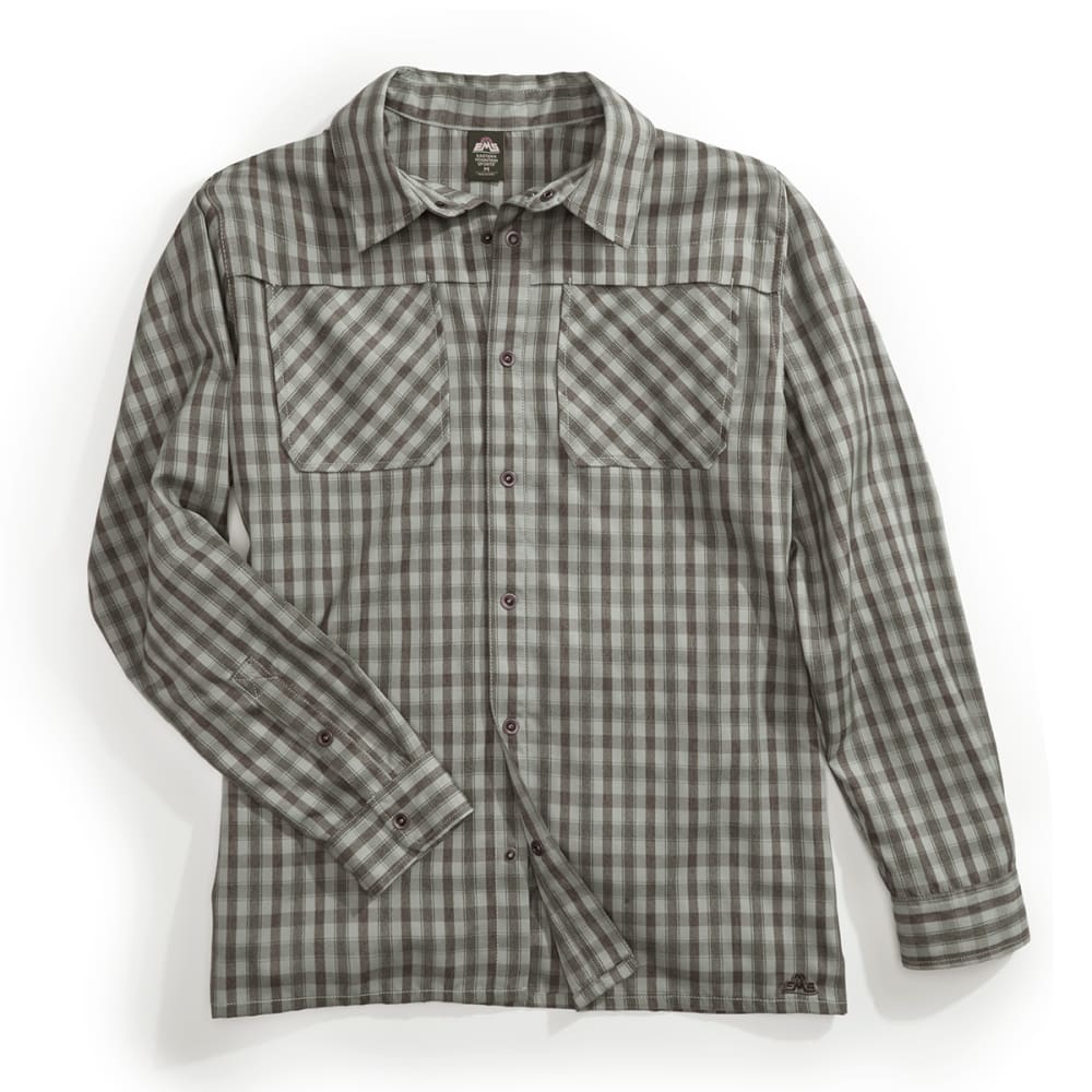 EMS Men&#039;s Quinnipiac Tech Flannel Long Sleeve Shirt - Size S