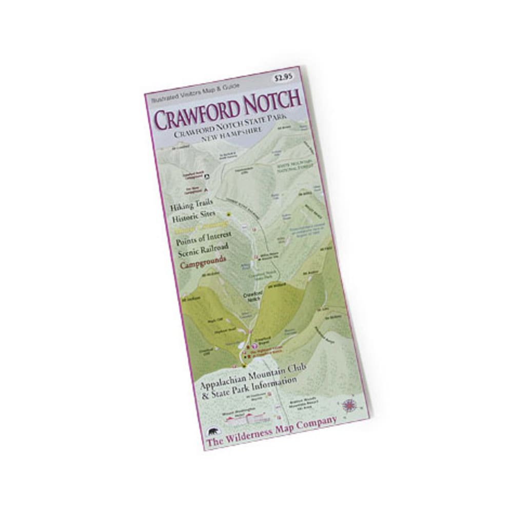Crawford Notch State Park Map, Nh