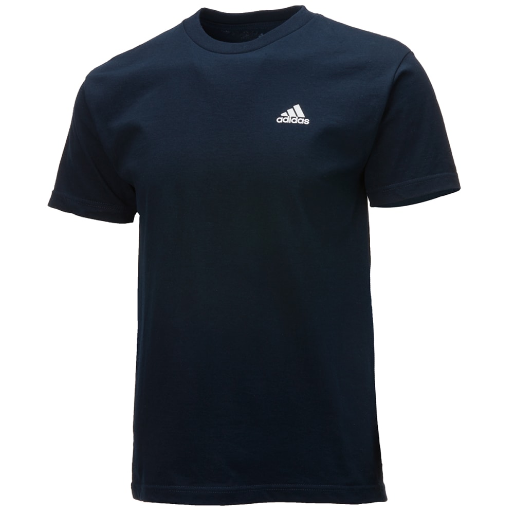 Adidas Mens Performance Short Sleeve Tee Blue