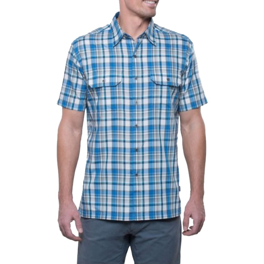 Kuhl Men&#039;s Response Plaid Short-Sleeve Shirt - Size S