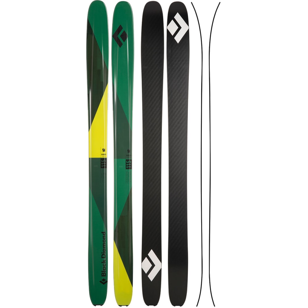 Black Diamond Boundary 115 Skis - Green