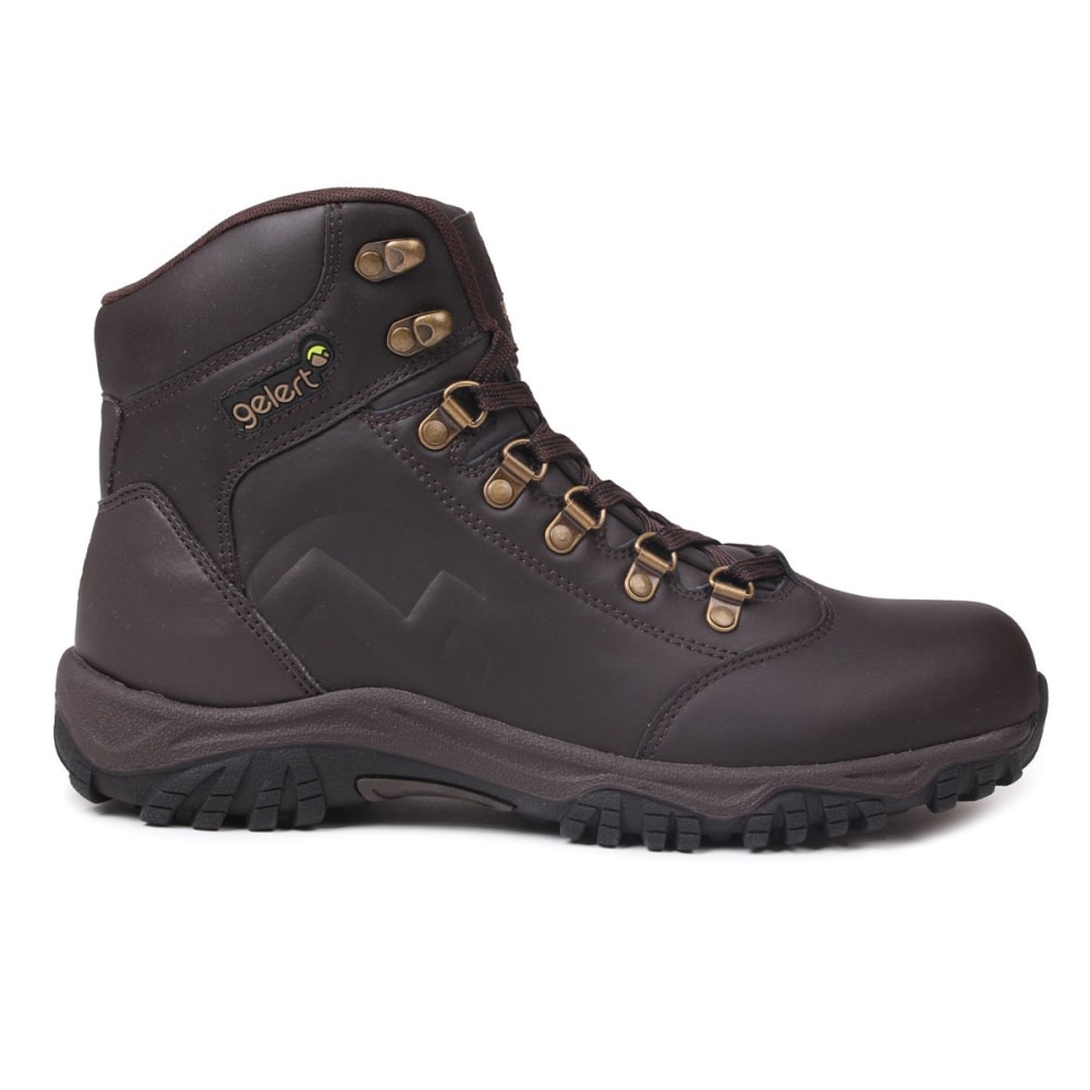 Gelert Men's Leather Mid Hiking Boots - Brown