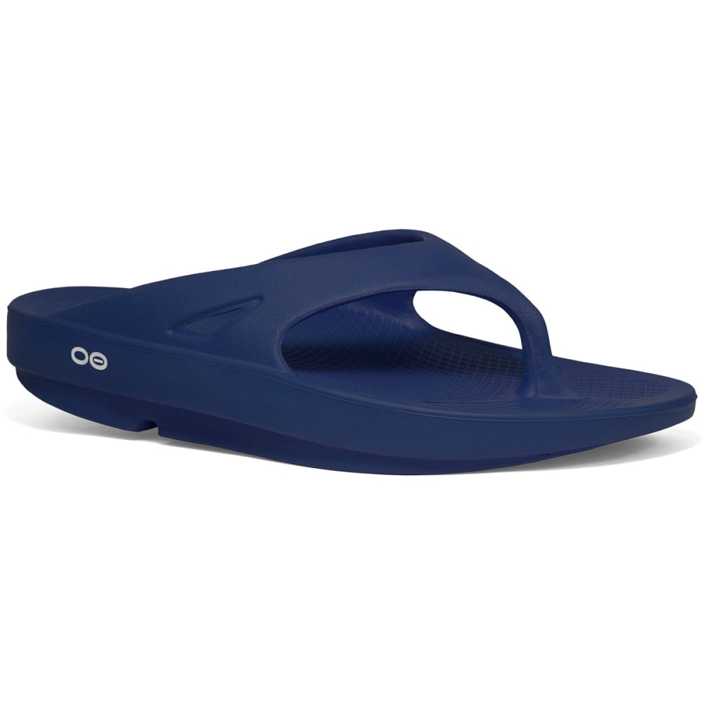 Oofos Unisex Ooriginal Thong Sandals, Navy - Size 15